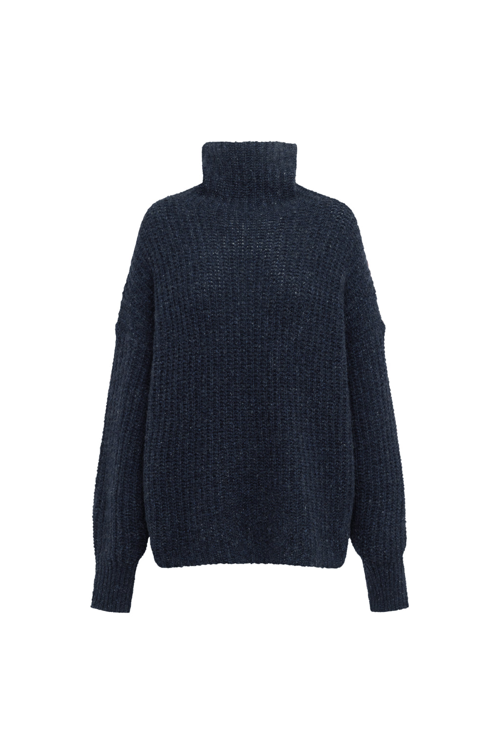 Carmen Funnel Neck - Indigo