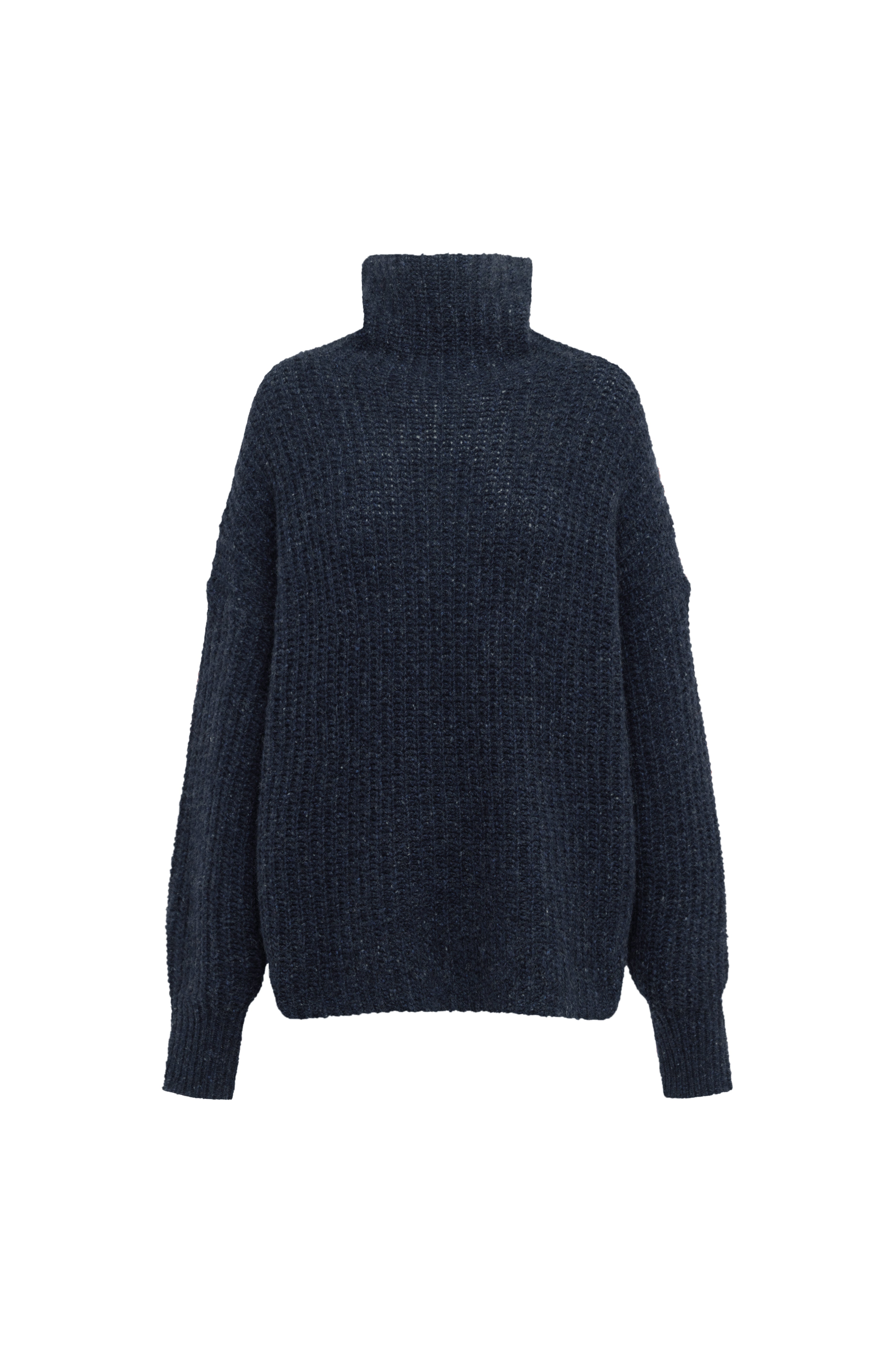 Carmen Funnel Neck - Indigo