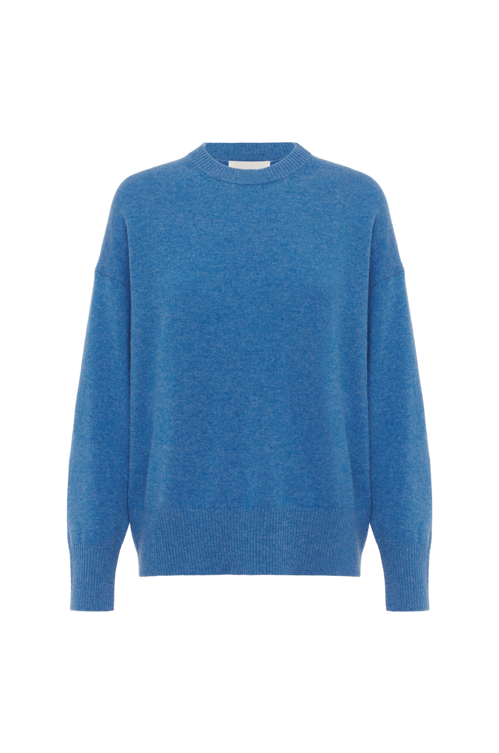 Soft lightweight cashmere slouchy crew knit 