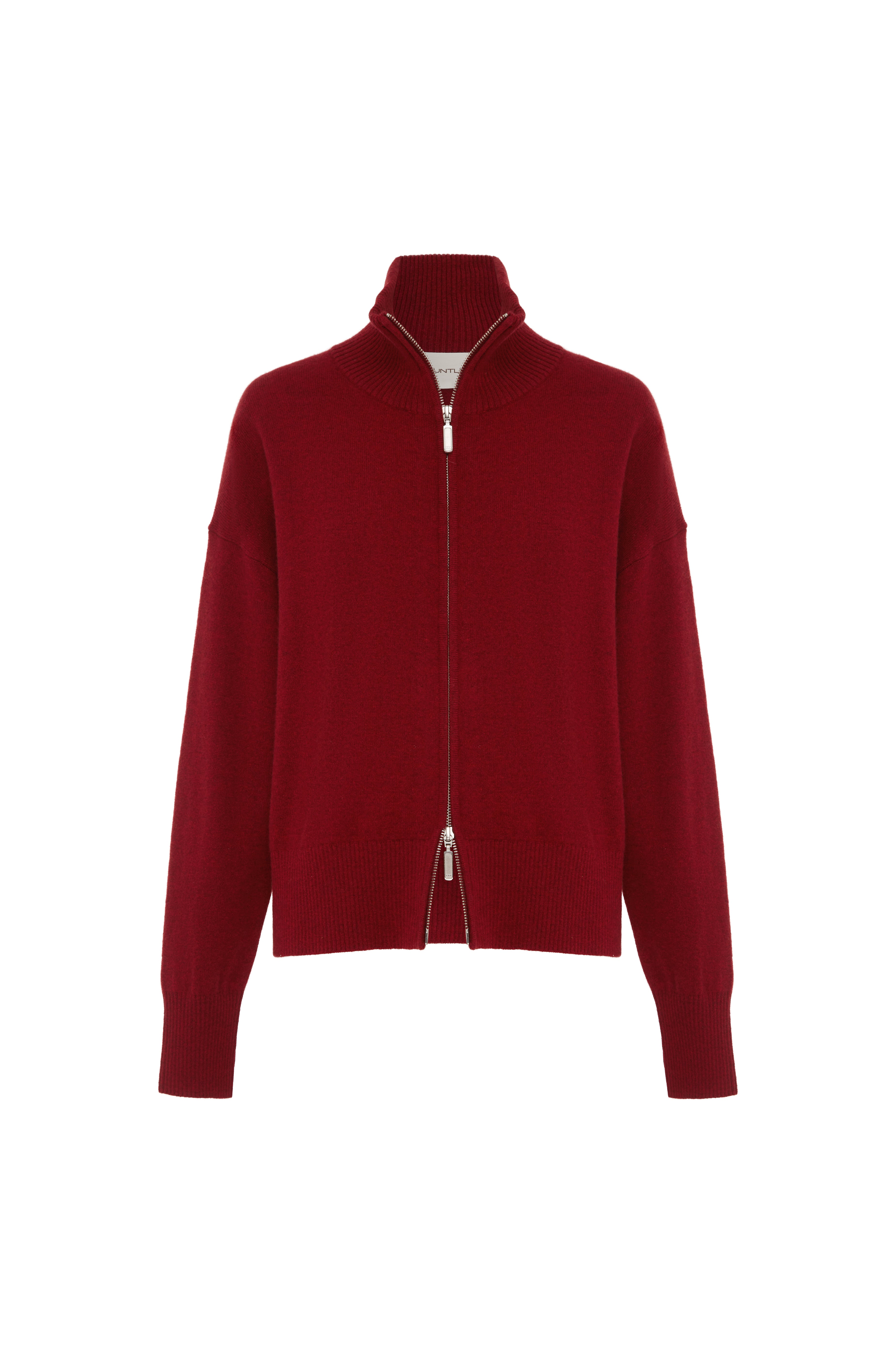 Margot Zip Jacket - Winecask